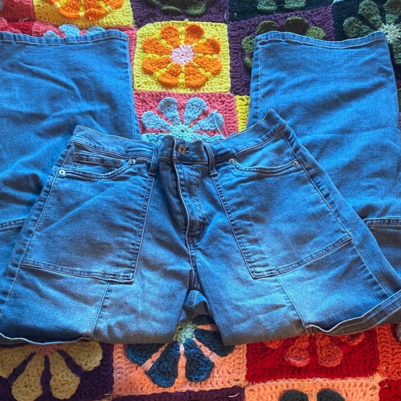 Blue Cargo Jeans - Picture 5 of 6